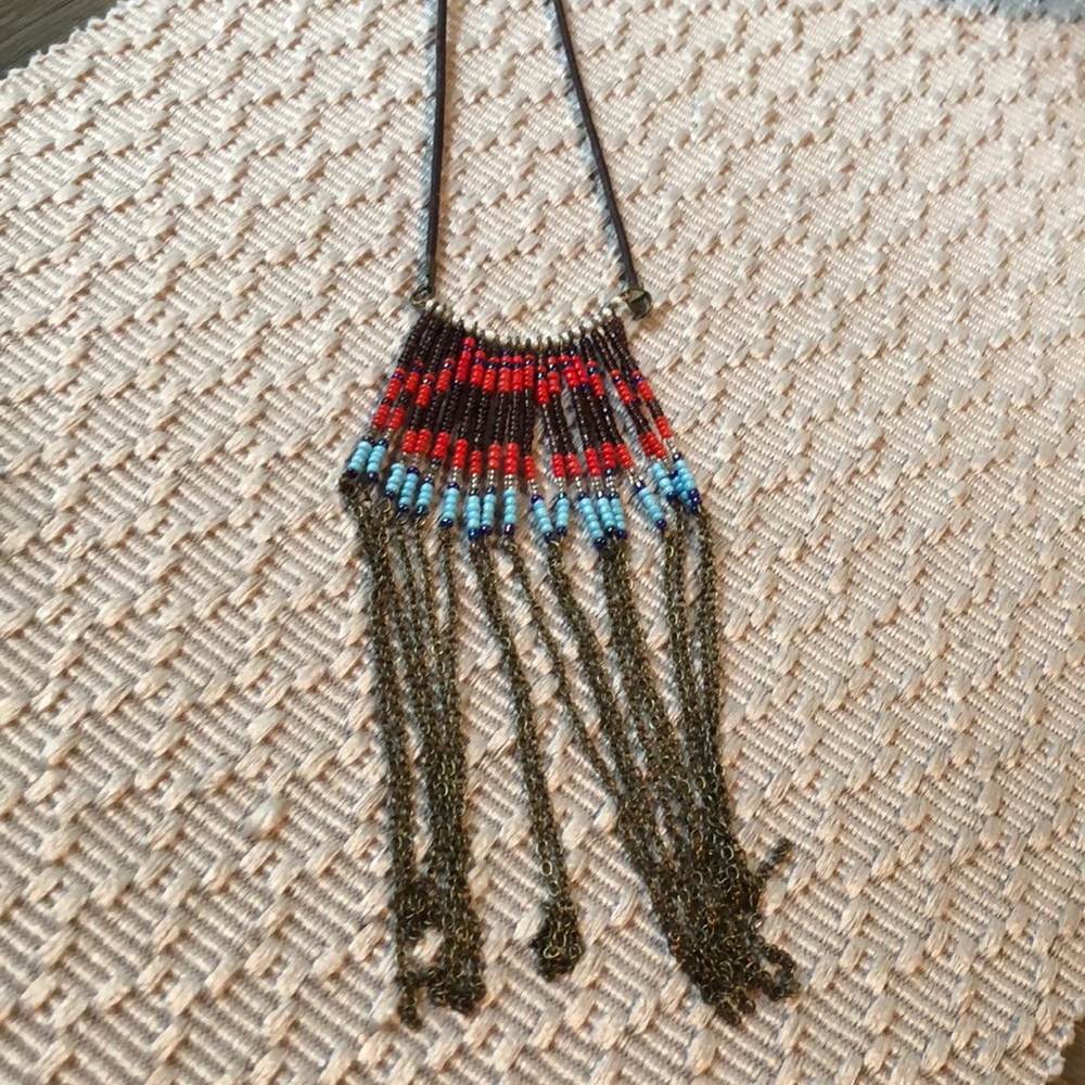 Long beaded necklace from Sedona